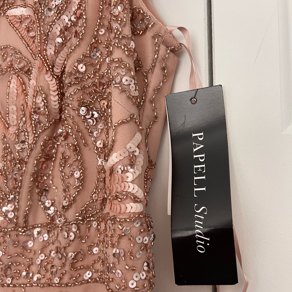 Adrianna Papell Column Gown